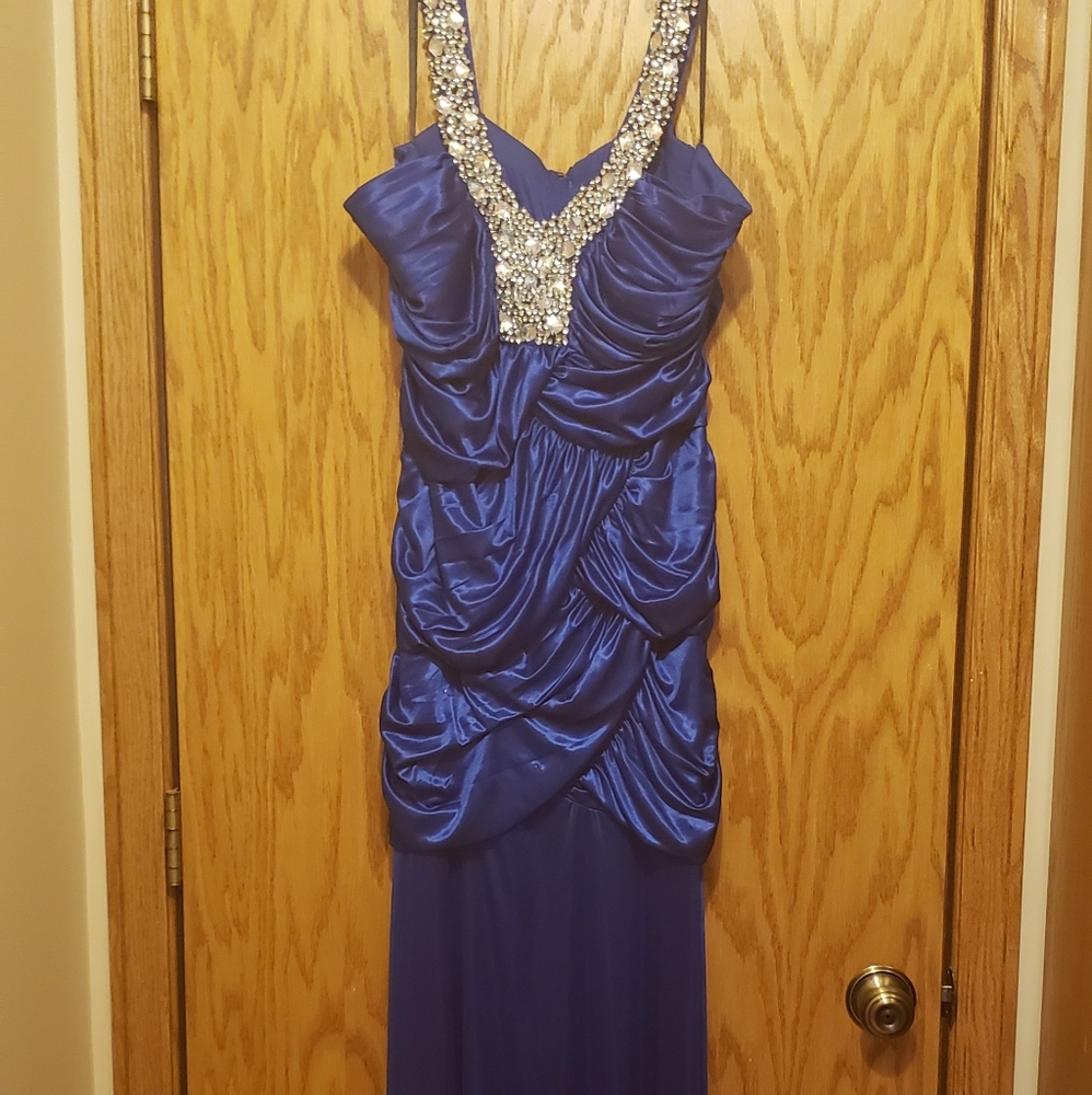 Deb prom dress purple/ blue